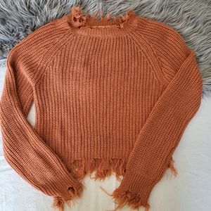 Junior Crop Sweater Top X-Large Full Circle Trends